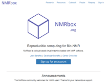 Tablet Screenshot of nmrbox.org